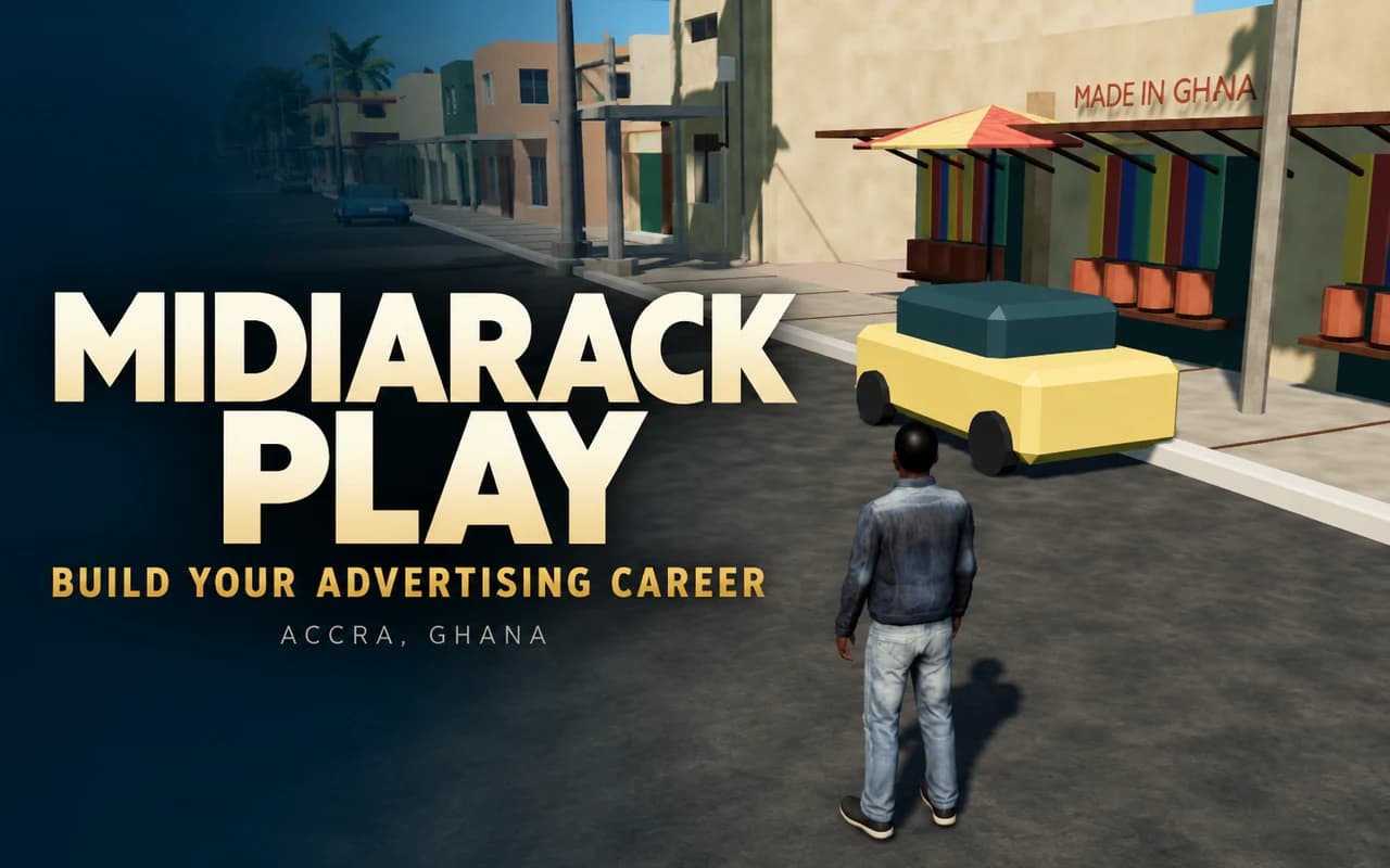 Midiarack Play: build your advertising career in Accra